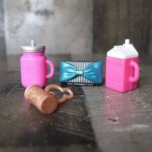LOL Surprise Dolls 4 Piece Mixed Accessories Lot Bottle Jar Jug Purse